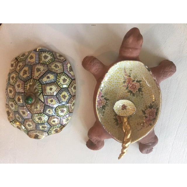 Mackenzie Childs 1990s Mackenzie-Childs Torquay Tortoise Tureen For Sale - Image 4 of 6