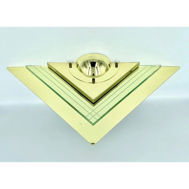 Postmodern Triangular Sconce from Karstadt AG, 1980s For Sale - Image 9 of 9