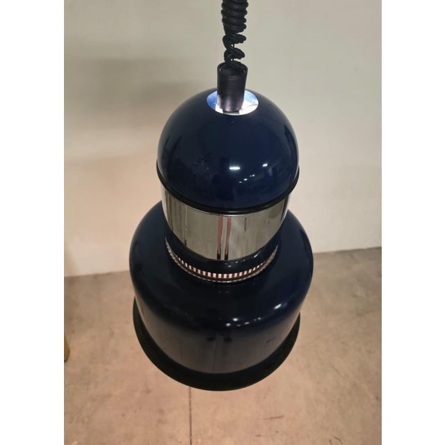 Metal Sisten Series Chandelier by Gianni Celada for Fontana Arte, 1970s For Sale - Image 7 of 13