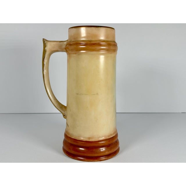 Early 20th Century Early 20th Century Limoges Style Ozarks Hillbilly Mug with Fishing Lure For Sale - Image 5 of 10
