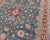 Antique Persian Tabriz Rug With Floral Medallion Design in Steel Blue & Red 6'10 X 9'10 For Sale - Image 9 of 12