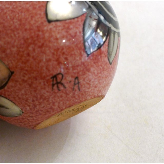 1920s Vintage Art Deco Ball Vase by A. Renoleau, 1920 For Sale - Image 5 of 11