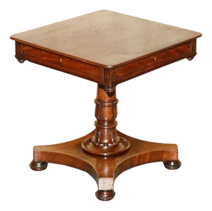 William IV Flamed Hardwood Side Table, 1830
