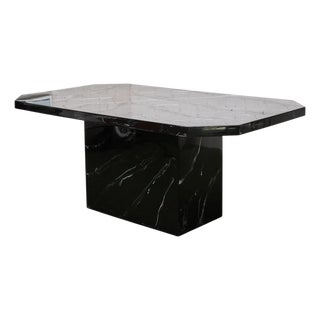 Mid 20th Century Faux Marble Dining Table For Sale