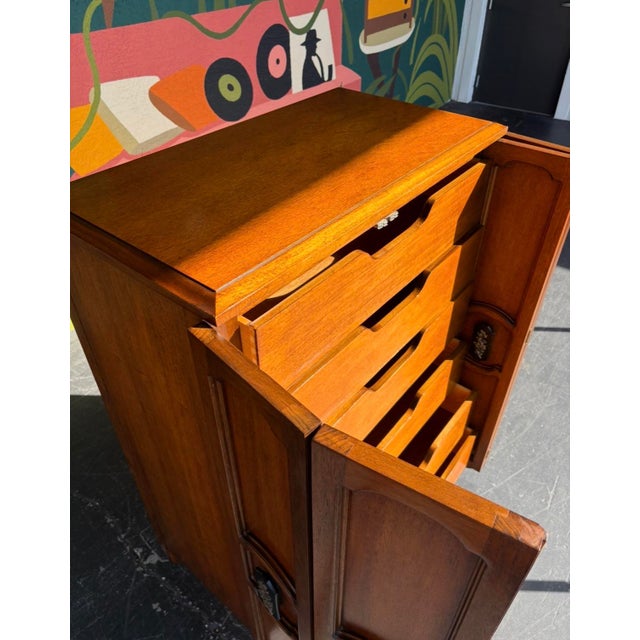 Mid Century Freed-Waran Inc Gentleman’s Chest For Sale - Image 13 of 13