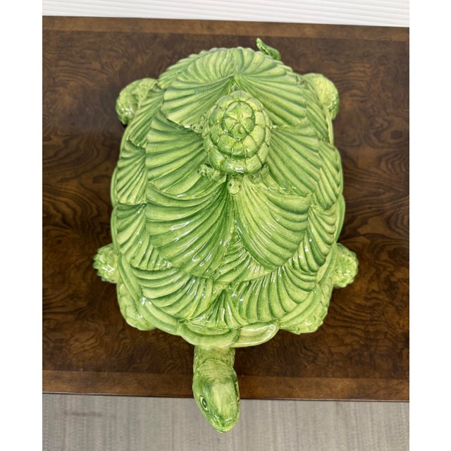 Late 20th Century Ceramiche d'Arte San Marco Nove, Vincenza Turle Tureen, Stamped For Sale - Image 5 of 12