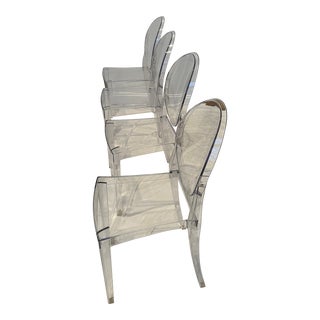 2000s Philippe Starck Victoria Ghost Chairs for Kartell- Set of 4 For Sale
