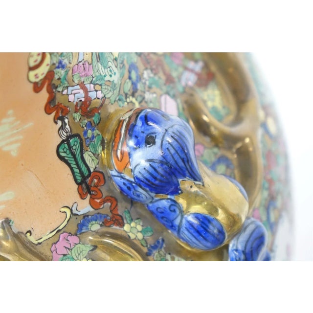 Late 19th Century Famille Rose Chinese Vase - A Pair For Sale - Image 4 of 13