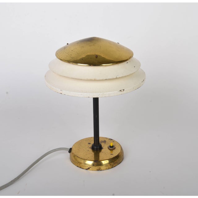 Mid-Century Brass Table Lamp by Zukov, 1950s, in Good conditions. Designed 1960 to 1969 I have official proof of...