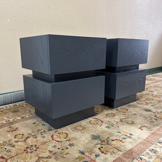 Lawson-Fenning Stacked Box Nightstands, Pair For Sale - Image 12 of 12