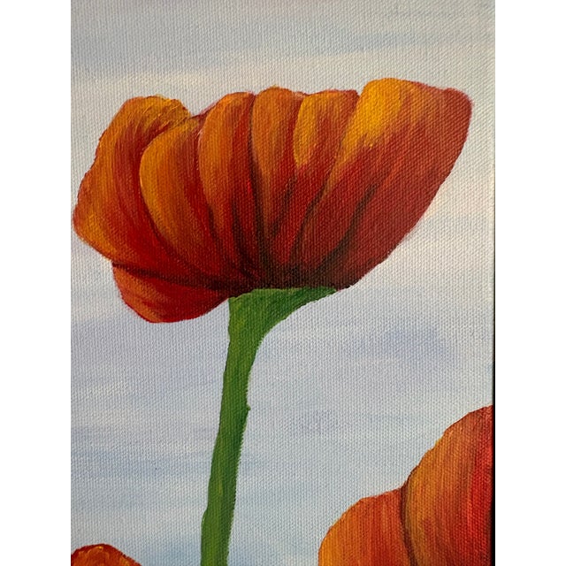 2010s Painting - Red Poppies For Sale - Image 5 of 10