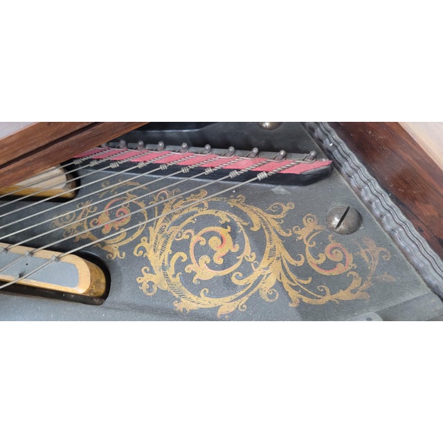 Circa 1860 Solid Rosewood Large Square Piano For Sale - Image 15 of 17