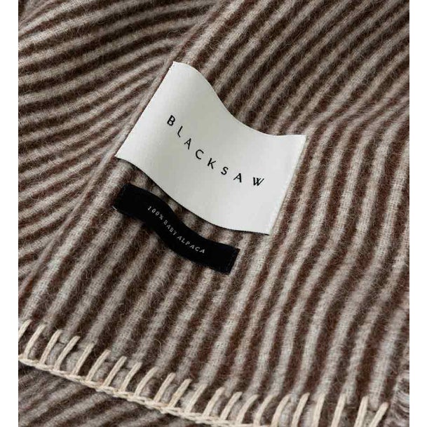 A brand-new 100% baby alpaca throw, naturally colored, reversible, zero-dye, eco-luxury design, comes with tags and...