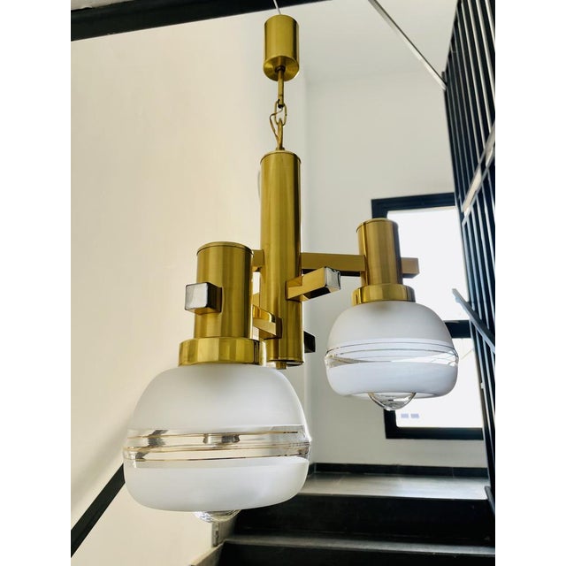 Pendant Lamp by Gaetano Sciolari for Sciolari, 1970s For Sale - Image 3 of 18