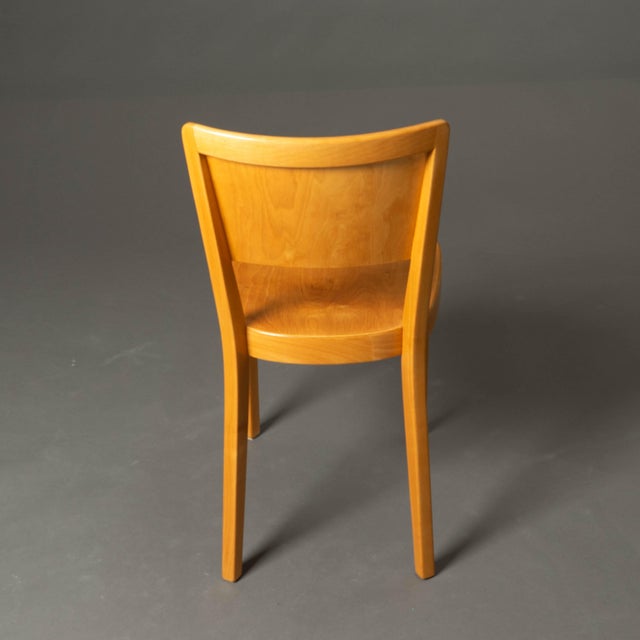 Chairs with Matching Table by Max Ernst Hafeli for Horgen-Glarus, 1920s, Set of 5 For Sale - Image 9 of 18