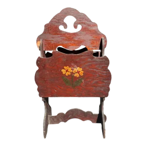 Folk Art Magazine Rack