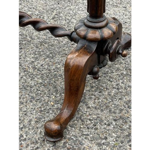 Antique Tapestry Stand in Mahogany For Sale - Image 4 of 13