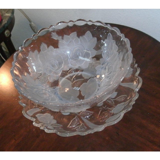 Mikasa Studio Nova Winter Rose 12 Serving Bowl Chairish