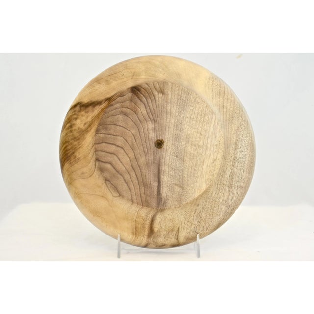 Late 20th Century Late 20th Century Hand Turned Wood Tray For Sale - Image 5 of 6