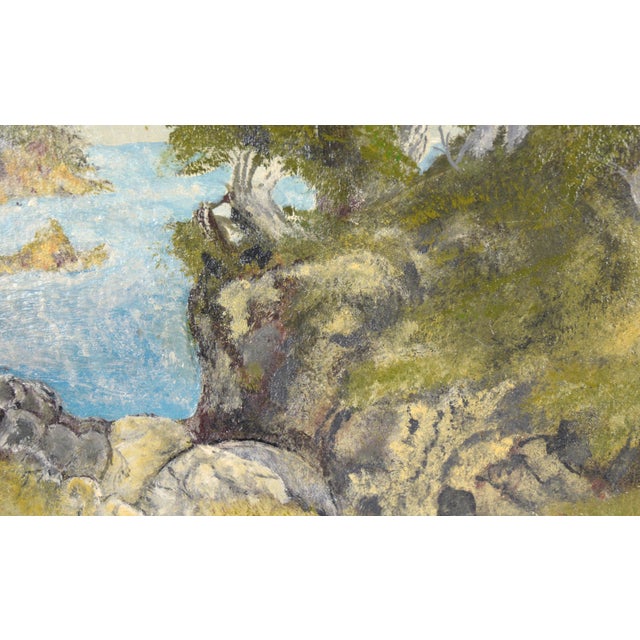 1920s Cliffs and Cypresses at Pt. Lobos, California - Seascape Charles F. Cummins 1929 For Sale - Image 5 of 9