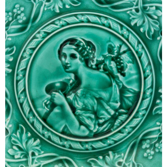 Ceramic Regal & Sanejouand Majolica Tableware, 6 Pieces For Sale - Image 7 of 11