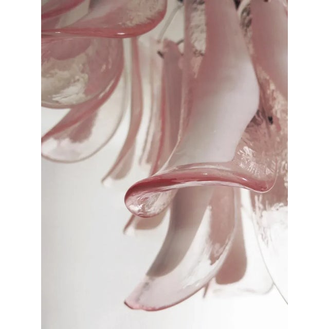 Vintage Italian Glass Chandelier, 1984 For Sale - Image 6 of 10