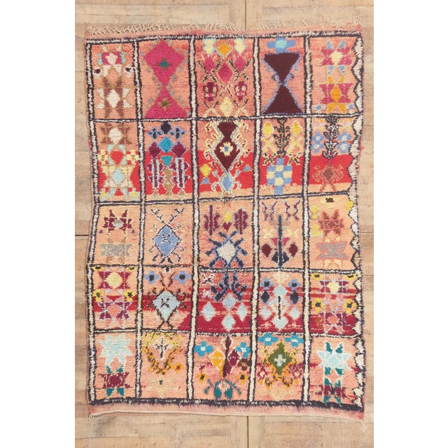 Vintage Boujad Moroccan Rug, 05'09 X 07'09 For Sale - Image 10 of 10
