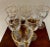 Vintage Modern Clear Gilt Tiffin Glass Wine Glasses - Set of 6 For Sale - Image 4 of 6