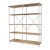 Matthew Izzo Home Freestanding Double Pharmacy Etagere Bookshelf For Sale