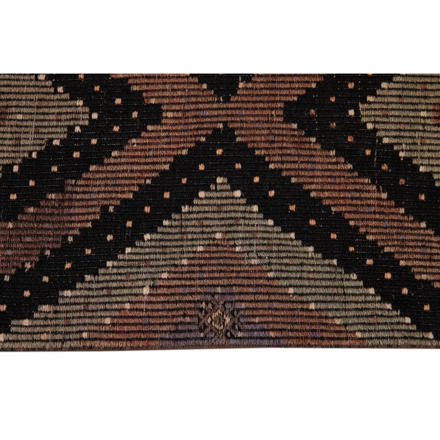 Vintage Sumakh Wool Rug 4 X 7 For Sale - Image 9 of 13