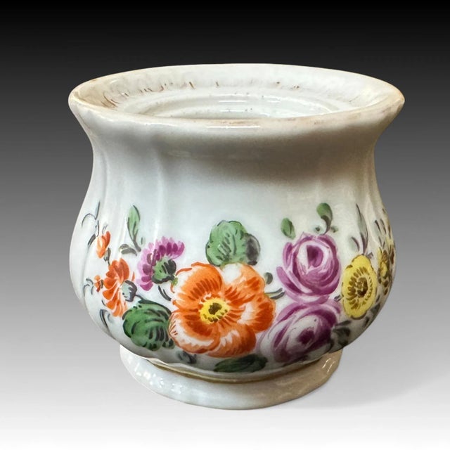 Ceramic Helena Wolfsohn Porcelain Double Inkwell and Plate, 1879-1880 For Sale - Image 7 of 11