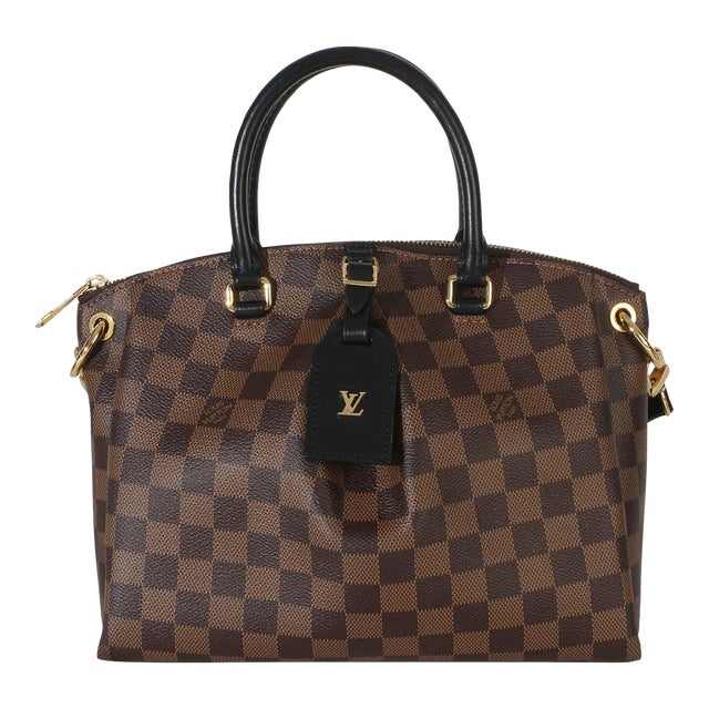 Black Damier Ebene Canvas Odeon Tote PM For Sale