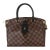 Black Damier Ebene Canvas Odeon Tote PM For Sale
