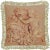 Overall measurements (inches) 20H x 20W x 4D. The angelic cherub and majestic lion on this elegant new Aubusson throw...