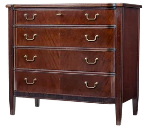 Vintage Danish Mahogany Chest of Drawers, 1950