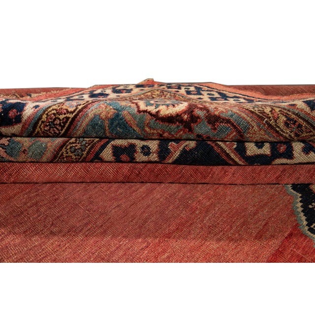 Early 20th Century Antique Bidjar Wool Rug For Sale In New York - Image 6 of 13