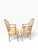 Late 20th Century Late 20th Century Pair of Louis XVI Style Carved Wood Armchairs For Sale - Image 5 of 9