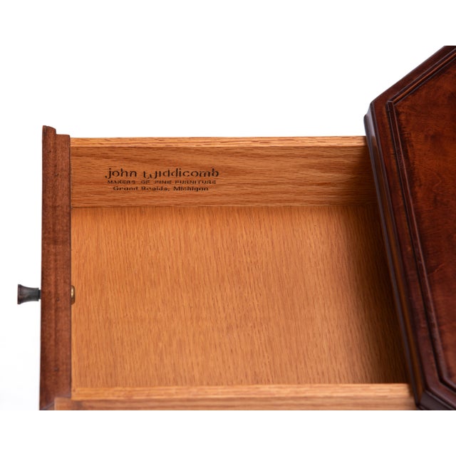 Widdicomb Walnut Octagon Lamp Side Lamp Table 1950s For Sale - Image 18 of 18