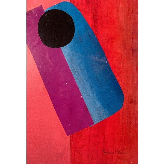 Abstract 2013 "Woodpecker" Collage For Sale - Image 3 of 4