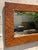 Late 20th Century Vintage Coastal Chevron Weave Rattan Horizontal Mirror For Sale - Image 5 of 5