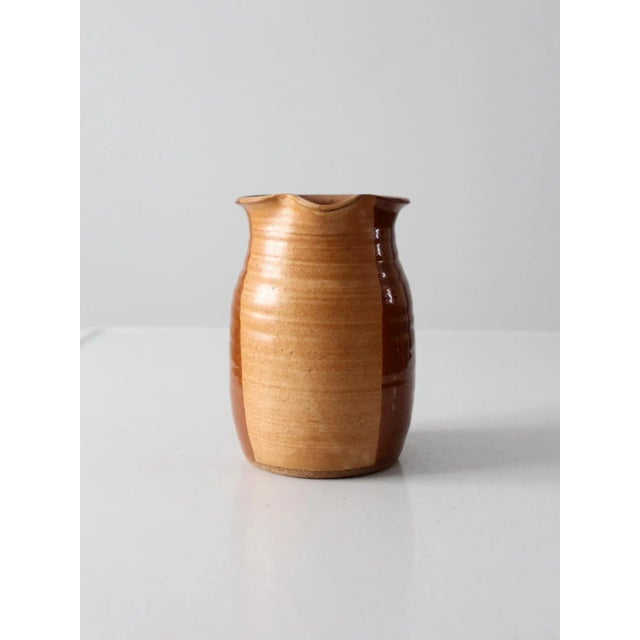 Vintage Studio Pottery Pitcher For Sale - Image 6 of 13