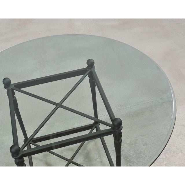Michael Taylor Montecito Round Center or Garden Dining Table For Sale - Image 9 of 18