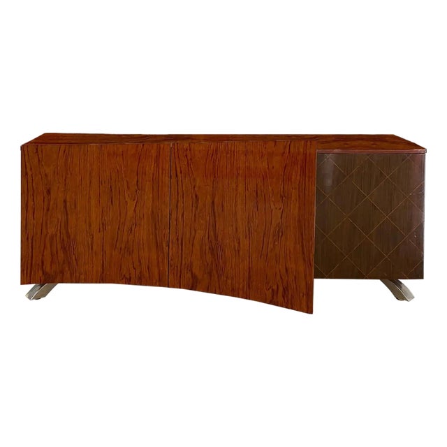 Mid Century Modern Rosewood Sideboard Buffet, Large Credenza by Dakota Jackson For Sale