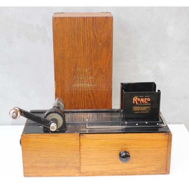 Vintage Addressing Machine from Roneo For Sale - Image 11 of 11
