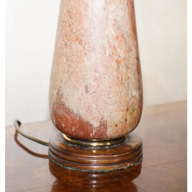 Brown Late Victorian French Antique Gilt Brass Marble Table Lamp For Sale - Image 8 of 11