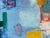 Sky Blue Vibrant Modern Abstract Geometric Canvas - Original Multicolored Acrylic Art For Sale - Image 8 of 9