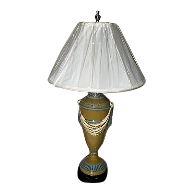 1990s Bradburn Porcelain Table Lamp For Sale