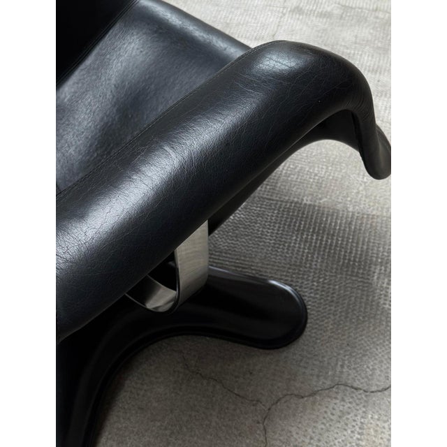Metal Vintage Finnish Swivel Chair by Yrjö Kukkapuro for Haimi, 1960s For Sale - Image 7 of 14