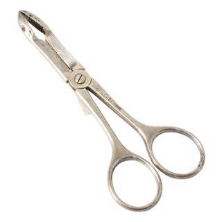 Antique Silver-Plated Sugar Tongs from Christofle, 1950s For Sale