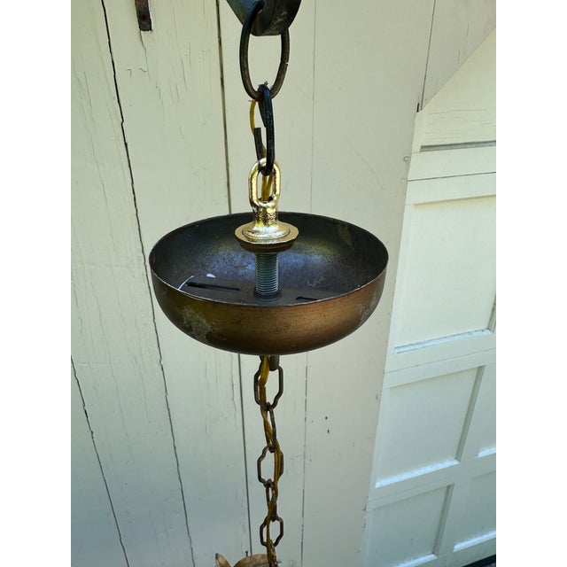 Old Lights On is pleased to offer this charming four arm gilt Italian chandelier. It is wired and ready to install. We...